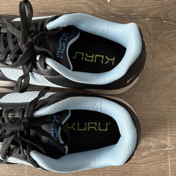 KURU Quantum 2 Athletic Shoes Womens Size 9.5 Black Blue KURUCLOUD Sneaker - Picture 5 of 11